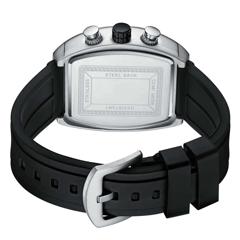 Relógio Masculino CHENXI – Esportivo, Elegante, Cronógrafo, Pulseira de Silicone, Quartzo Original