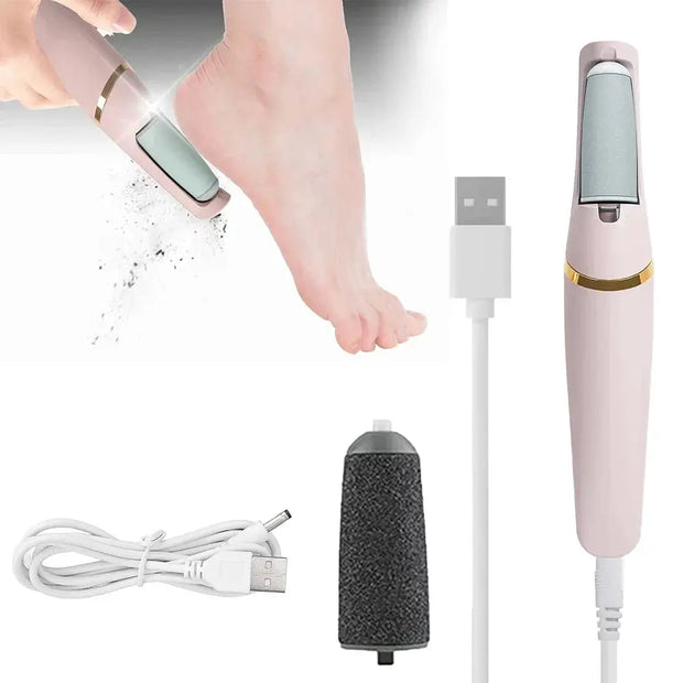 Pedicure Elétrica Profissional — Removedor de Calos e Pele Morta | Cuidado Completo Para Seus Pés!