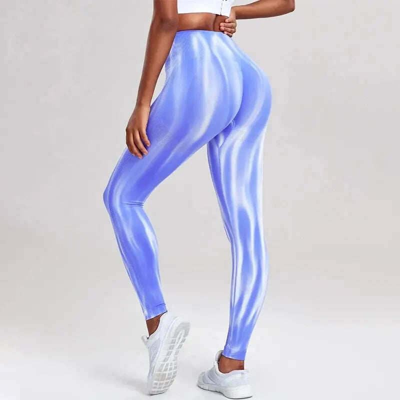 Calças Leggings Sem Costura 3D